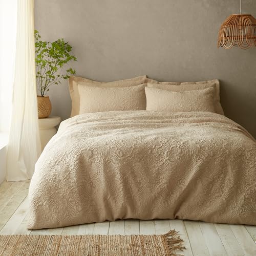 Pineapple Elephant Casablanca Pinsonic King Duvet Cover Set with Pillowcases Natural