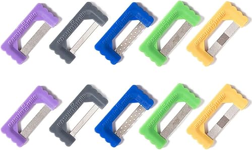 Miniatura 22 de Easyinsmile IPR Kit dental de ortodoncia interproximal tiras de reducción de esmalte para pulir dientes abrasivo sierra oral herramienta de limpieza