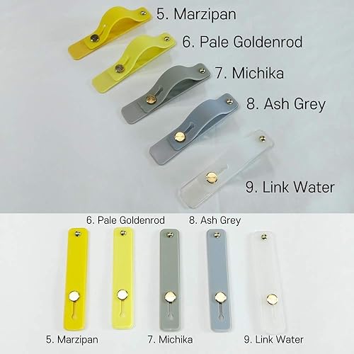 Miniatura 4 de Correa de dedo universal para todos los teléfonos móviles  PU, TPU agarre elástico soporte de dedo con soporte compatible con autoadhesivo con todos