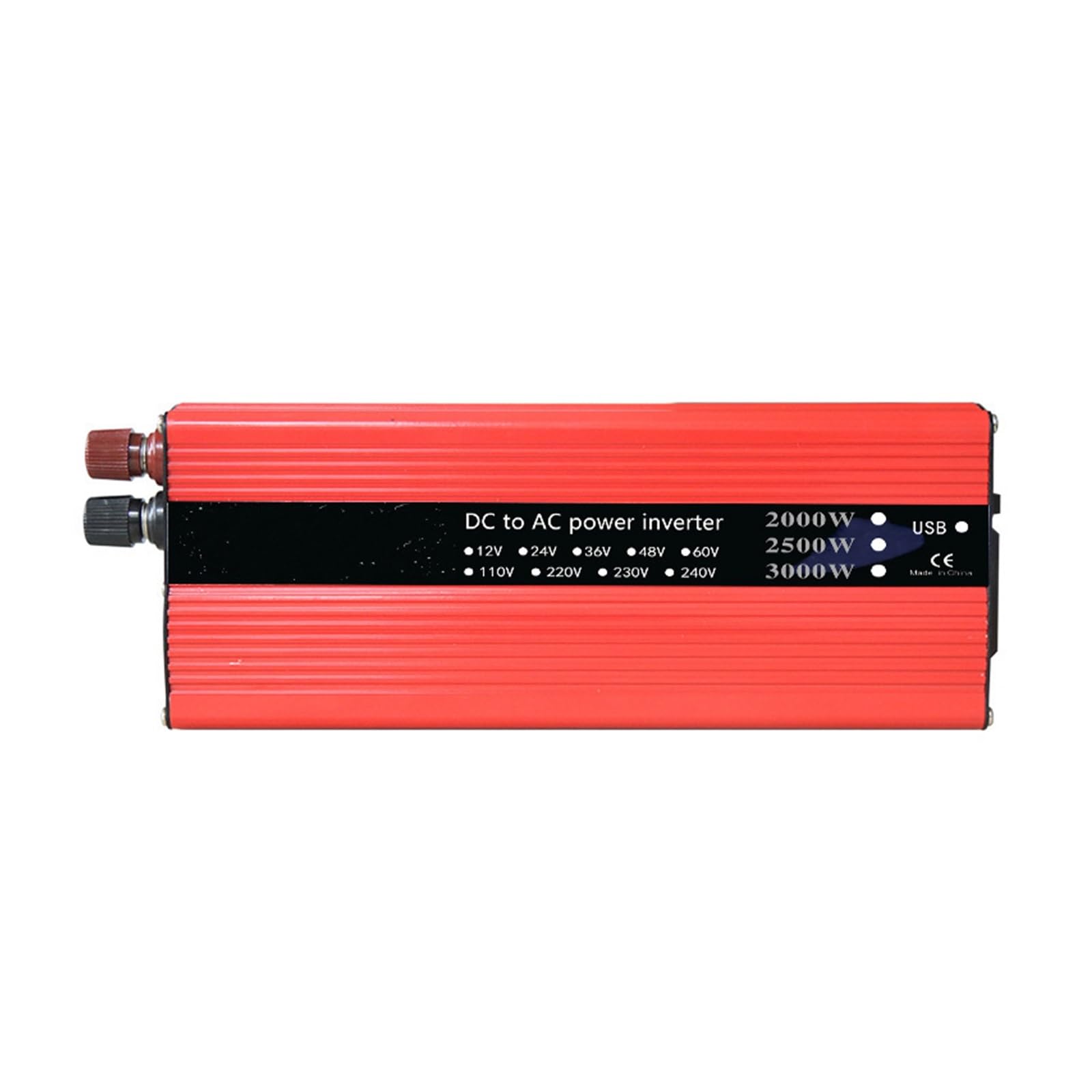 Onduleur de voiture 2000W convertisseur 12V 220V évite les pannes de batterie en voyage