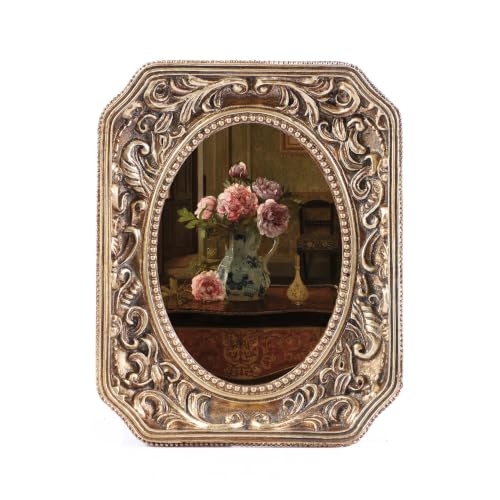 SIKOO 2.5x3.5 Vintage Oval Frame