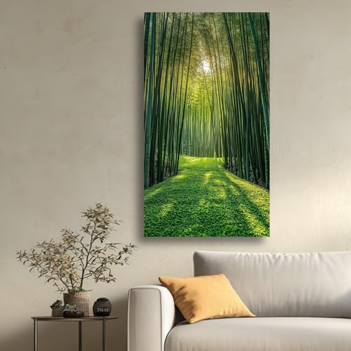 Toile bambous ensoleillé pour calmer le stress à la maison