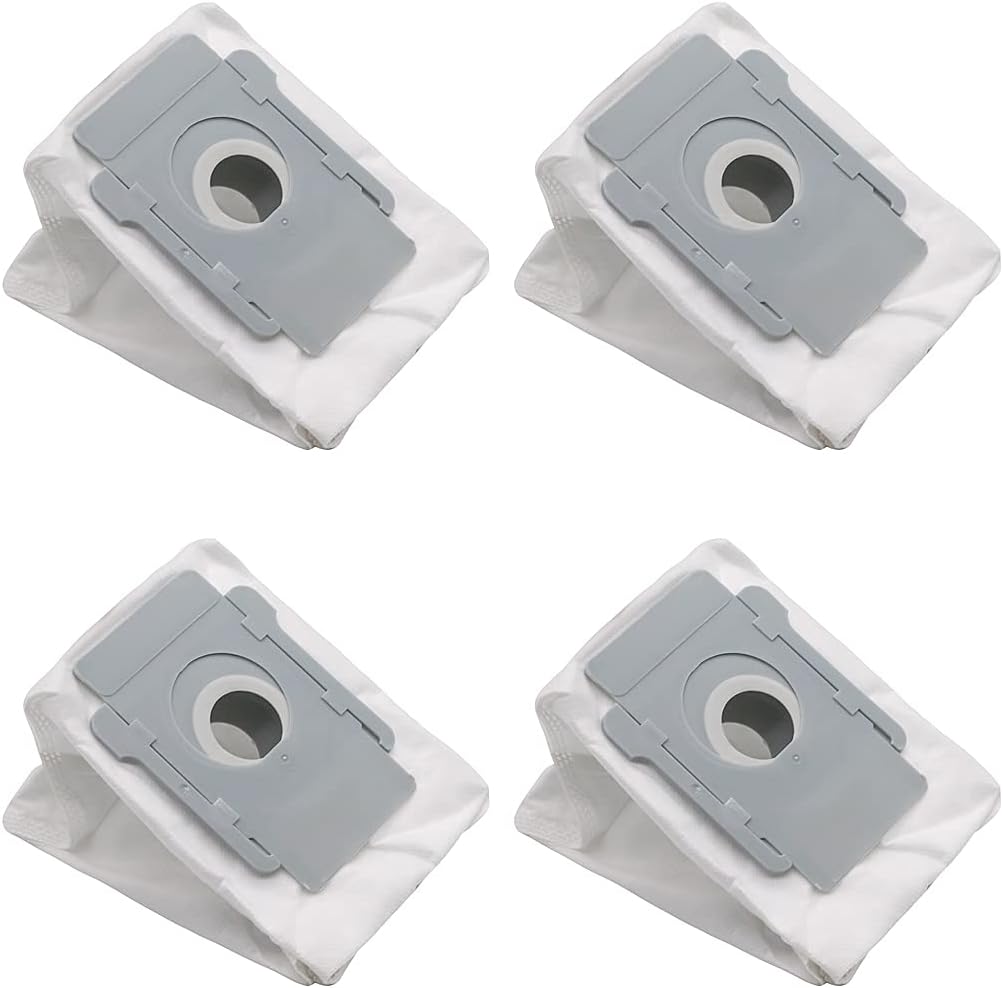 Verilux®4PCS Replacement Bags for iRobot Roomba i7 i7+ s9 s9+ Clean Base Vacuum Cleaner Parts Dust Bags