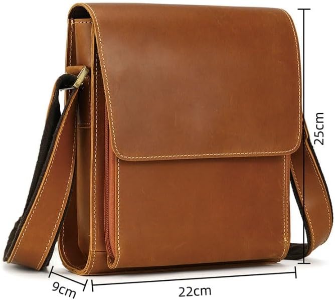 Men's Casual Shoulder Bag Crossbody Flip Top