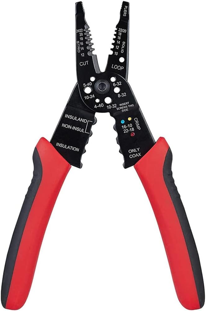 szhdxsy 8-Inch Multi-Tool Long Nose Wire Stripper/Crimper/ Bolt Cutter Multi-Purpose Electrician Tool is a must-have for anyone performing electrical work
