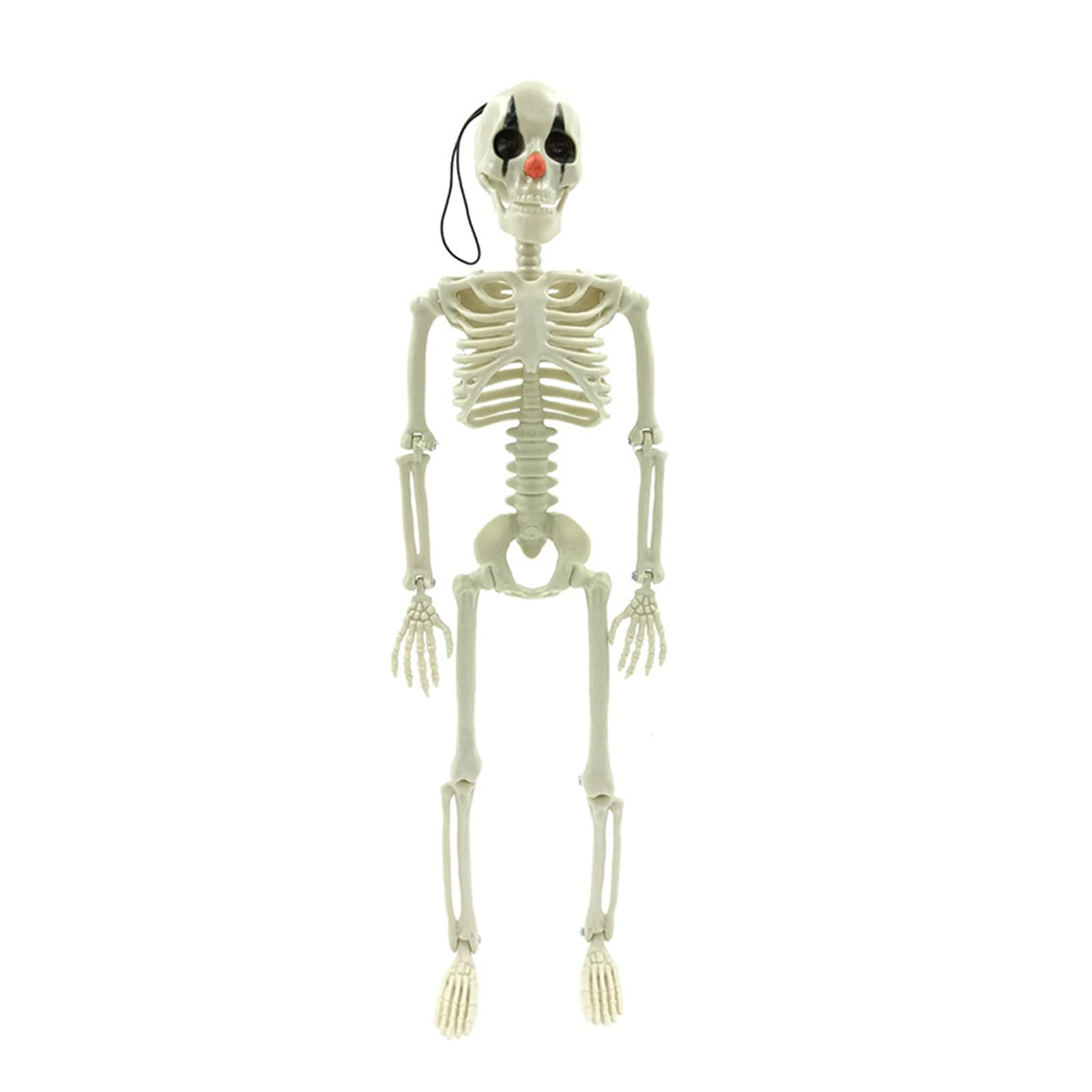 HZBB 1PC Halloween Skeleton Figurine Small Skeletons with Hanging Rope for Indoor and Outdoor Decorations Outdoor Graveyard Decor