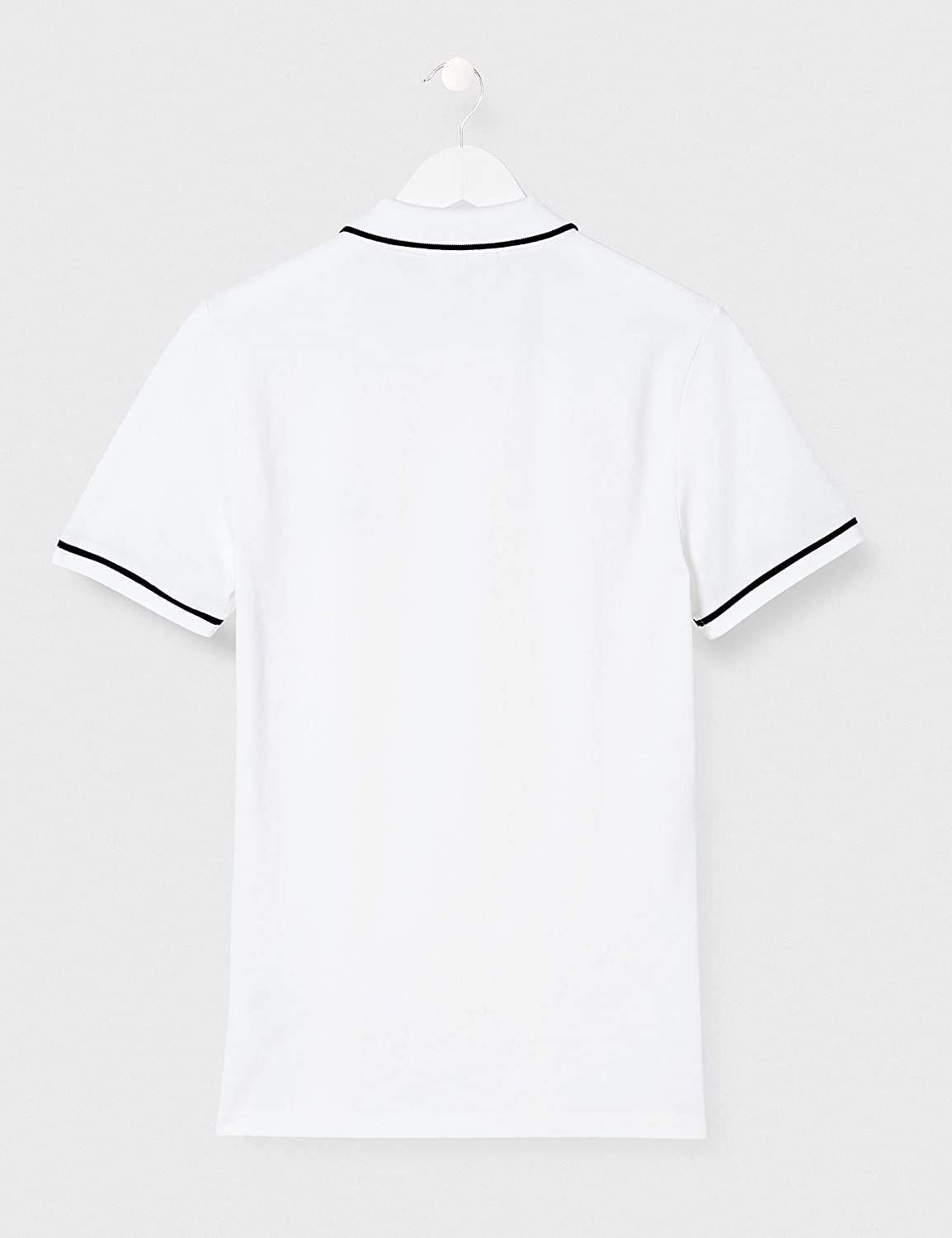 Calvin Klein Jeans Tipping Slim Polo J30j315603, Polos de Manga Corta, Hombre, Blanco (Bright White), XS