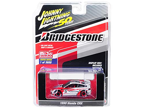 Johnny Lightning1990 CRX #9"Bridgestone 50th Anniversary Limited Edition to 3,600 Pieces Worldwide 1/64 Diecast Model Car JLCP7199