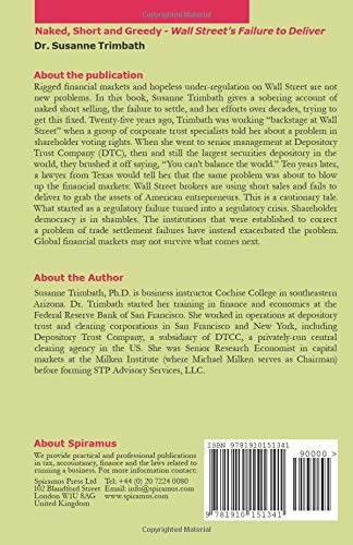 Naked, Short and Greedy: Wall Street's Failure to Deliver