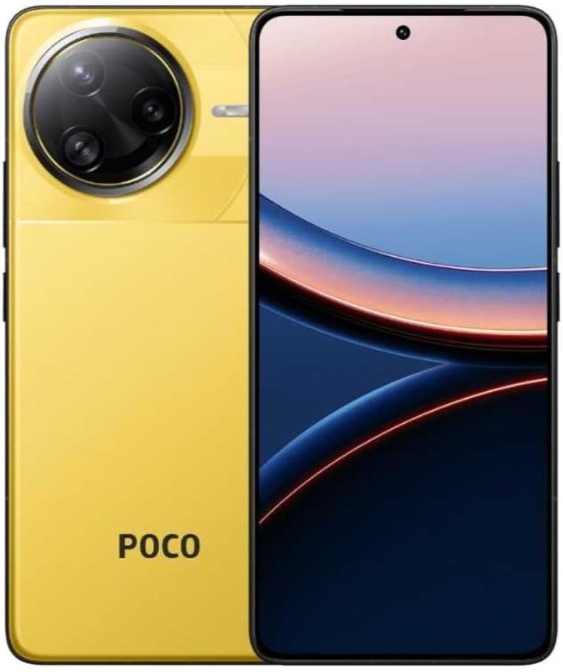 XIAOMI Poco F7 Ultra 5G (for Tmobile Mint Tello & Global) (512GB + 16GB) Ai 2K 6.67" Amoled 50MP Triple Cam NFC Dual sim Unlocked Model 24122RKC7G Liberado (Yellow)