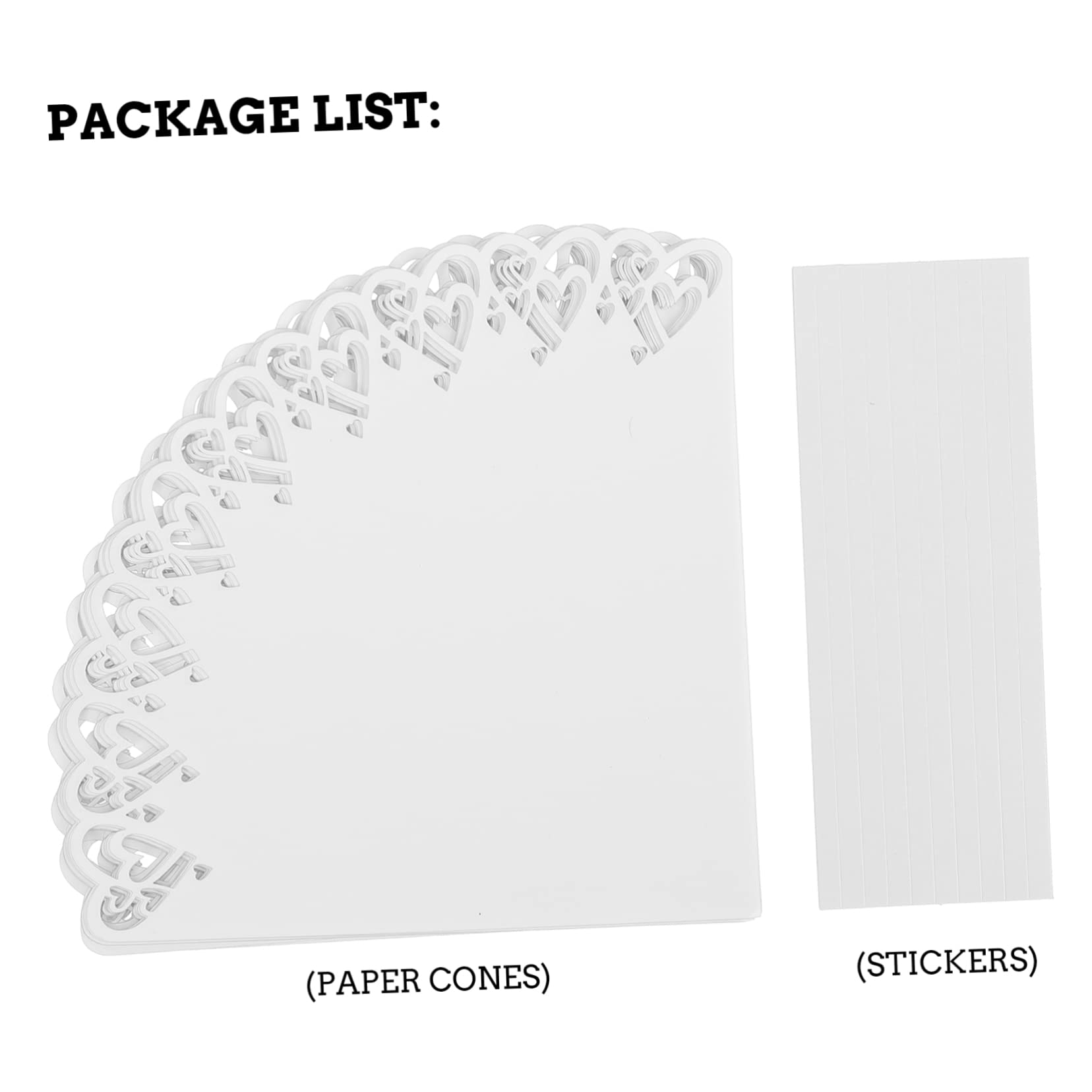SHINEOFI 100stücke Hochzeitskonfetti Papier Mit Herz-lace Design Für Hochzeiten Babypartys Und Feiern Füllung Mit Blütenblättern Oder Konfetti