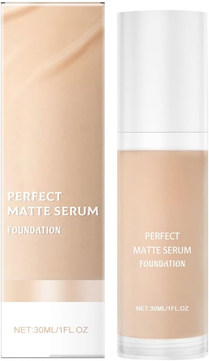 Moisturizing Liquid Foundation Easily Create A Tone Concealer Moisturizing Long Lasting Makeup Foundation 30ml (Beige, 12.4x3.2cm)
