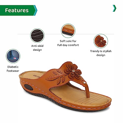 Image of ORTHO JOY doctor Slipper for women || Orthopedic Fashionable Women Slipper