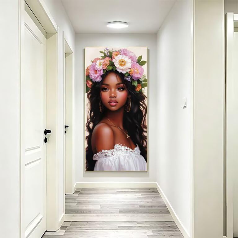 Peinture diamant fleur géante pour sublimer le salon de la maison