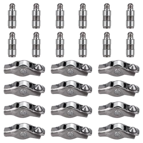 12 Pcs Rocker Arm and Lifter Kit Compatible with Jeep Grand Cherokee Wrangler Ram Chrysler Dodge Grand Caravan Journey Durango Challenger Charger Avenger Replaces 5184296AG 5184296AH