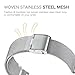T-BLUER Bands Compatible for Huawei Band 10/9/8/7,Stainless Steel Metal Replacement Bracelet Strap Wristband Accessories with Metal Frame for Huawei Band 7/8/9/10 Rose Gold