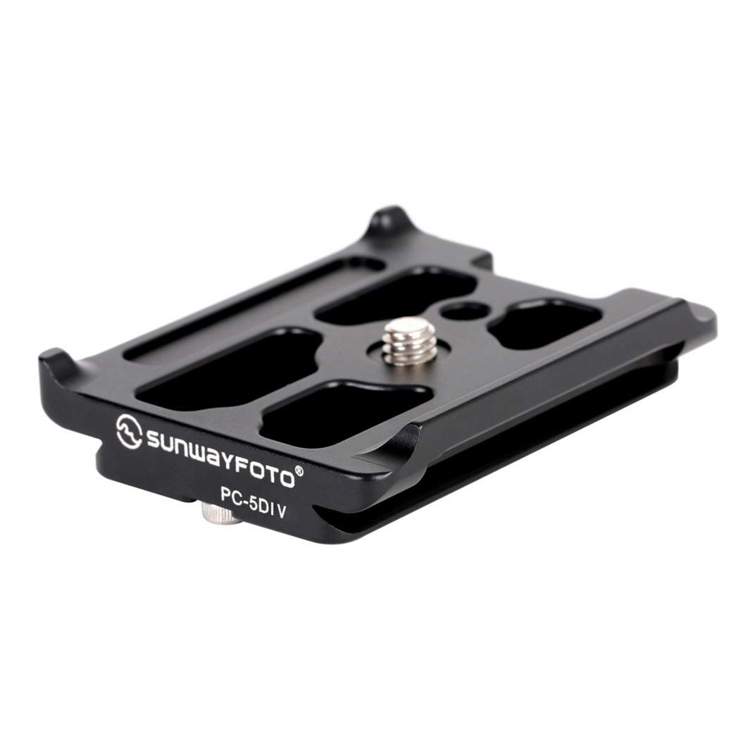 SUNWAYFOTO Special Parts - Zapata rápida de 1/4 Pulgadas para Canon 5D Mark IV