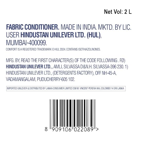 Image of Comfort Fabric Softener, Liquid, Fresh Breeze, 2 Liters