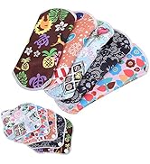 5 Pcs Réutilisable Tampon Menstruel Ultra Absorbant Coton Tissu Tampons pour Période Étanche Bamb...