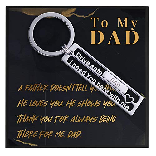 Father Gifts for Dad on Father's Day Thank You Gifts for Dad Gifts To My Dad Appreciation Gifts Keychain