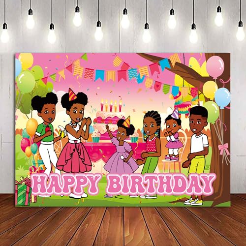 Banner de fondo para fotografía de fiesta infantil 4.16x2.3 Ft miniatura 1