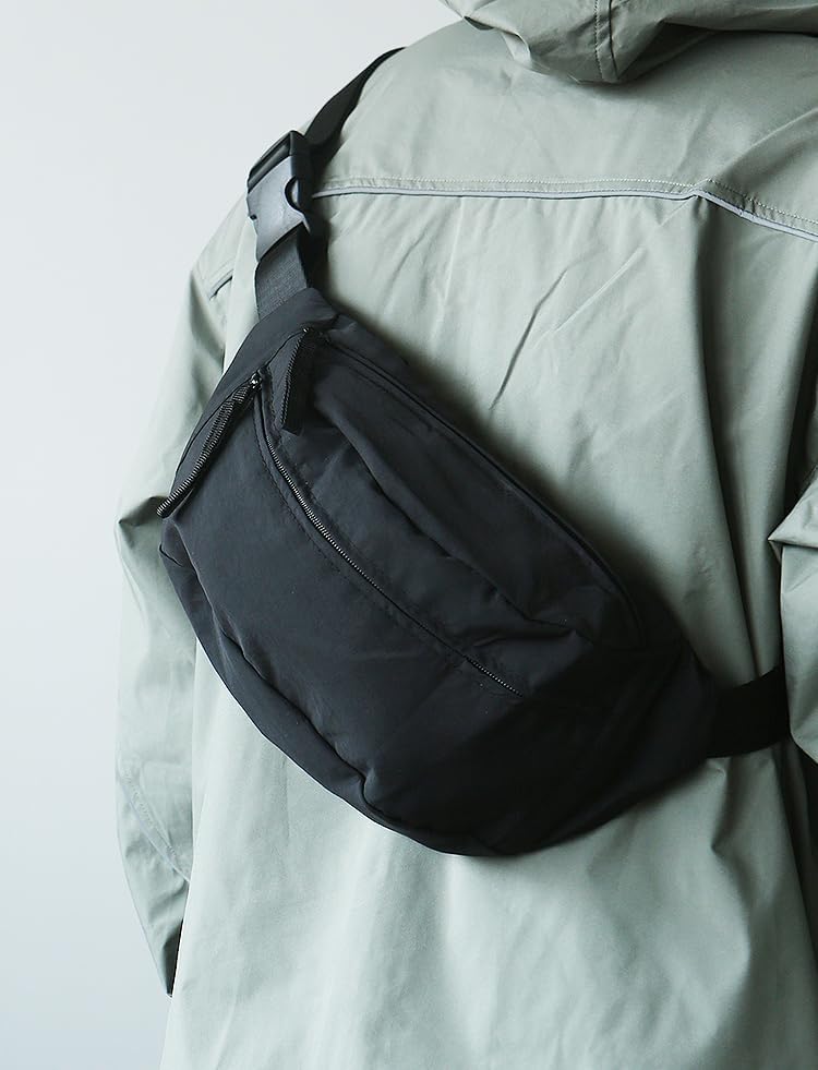 Large Capacity Nylon Women Sling Bags Girl Fanny Pack Crossbody Bag Men Shoulder Bag Unisex Classic Waist Packs Purse Hiking Chest Bag, Easy Carry Any Phone,Wallet - Image 2