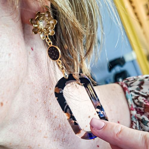 Boucles d'oreilles libellules en laiton doré, le cadeau unique idéal