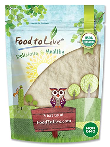 Food to Live Organic Apple Juice Powder 1 Pound - Non-GMO Unsulfured Raw Vegan Bulk Great for Juices Smoothies Yogurts and Instant Breakfast Drinks No Added Sugar No Sulphites