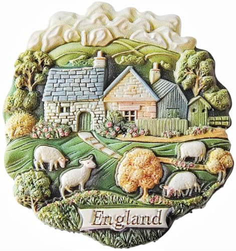 Imán decorativo para nevera 3D souvenir Inglaterra UK