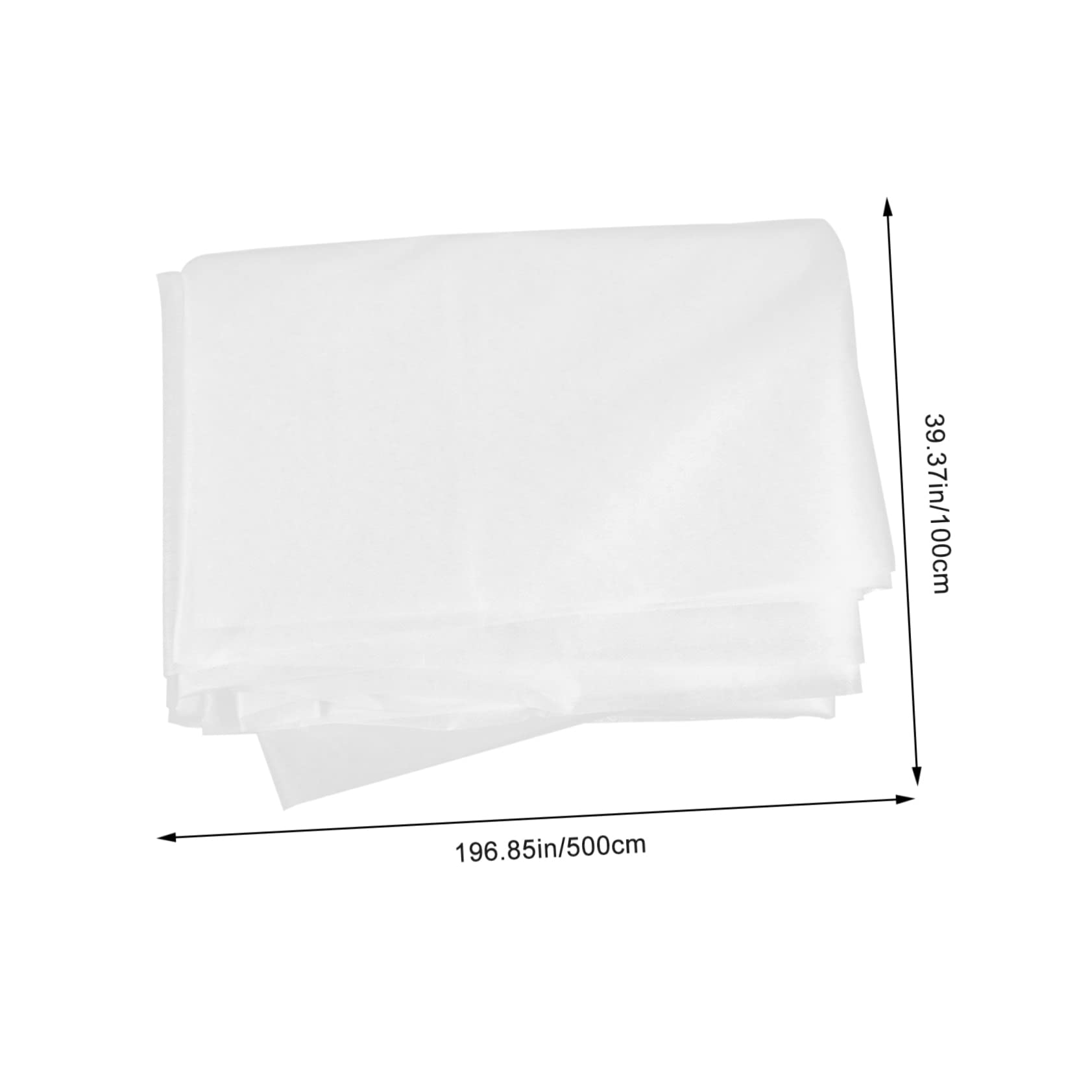 Sewroro Non Woven Lining for Embroidery Durable Single Side Fusible Interlining Clothes Decorative Material for Garment Projects