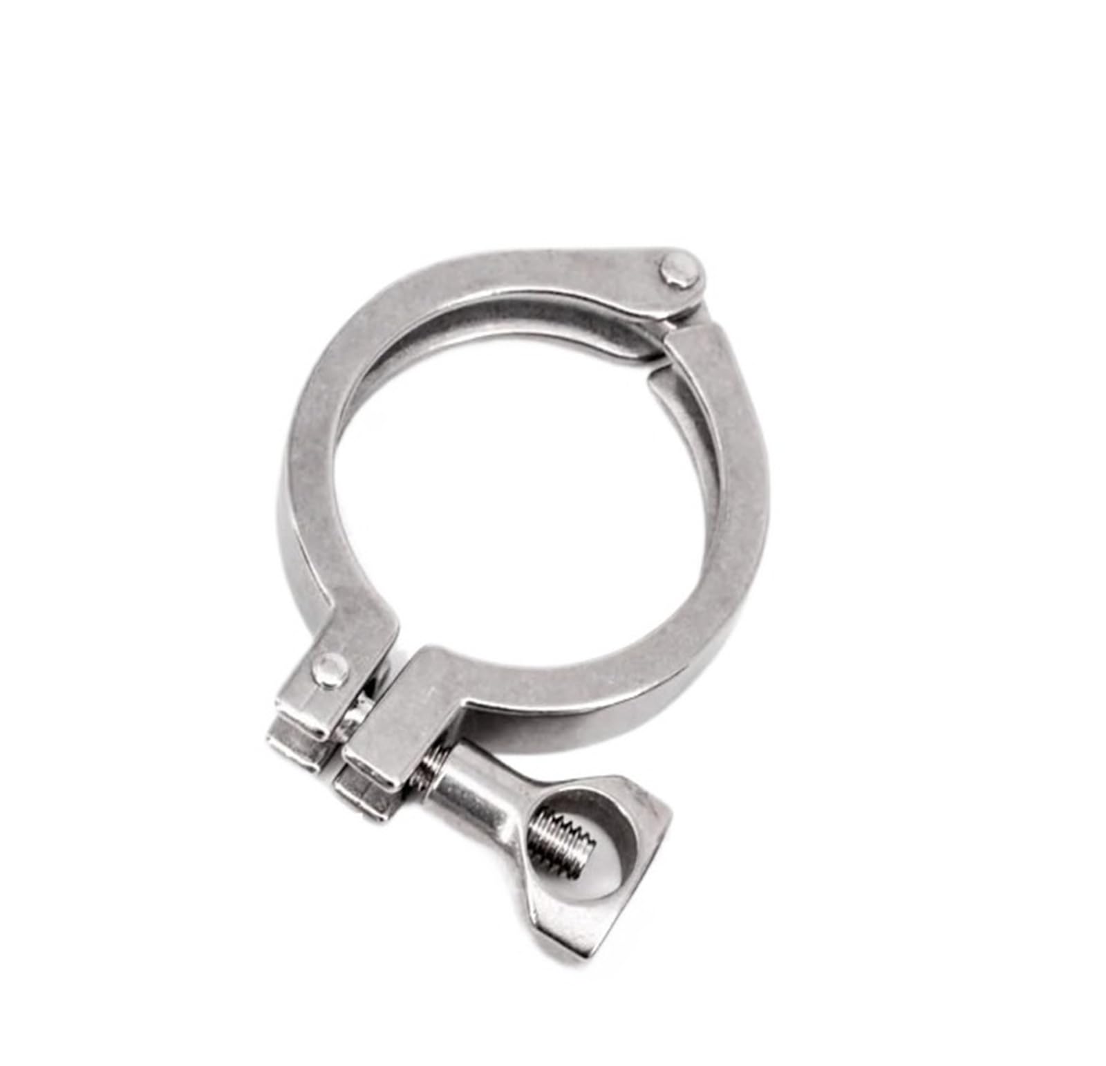 Cifkh One Color 1/4" 3/8" 1/2" 3/4" 1" -4"X 0.5" 1.5" 2" 2.5" 3" Tri Clamp Thread Ferrule Coupler 304 Stainless Sanitary Homebrew(40Mm)