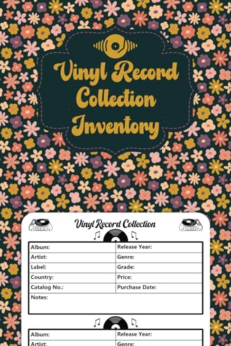 Vinyl Record Collection Inventory | Vinyl Record Collector Log Book | A Simple Way To Keep Track And...