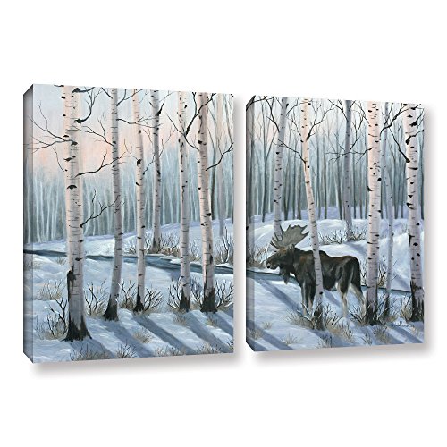 Paseo de Invierno alfombra rectangular azul de 18x28 de la marca Tremont Hill 2