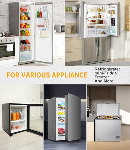 Refrigerator Surge Protector, 3-Outlet 120V for Home Appliance Surge Protector, Time Delay, LED Indicator Light & 110dB Alarm, Protects Against Voltage Abnormalities, Brownout, Spike, Instant Surge