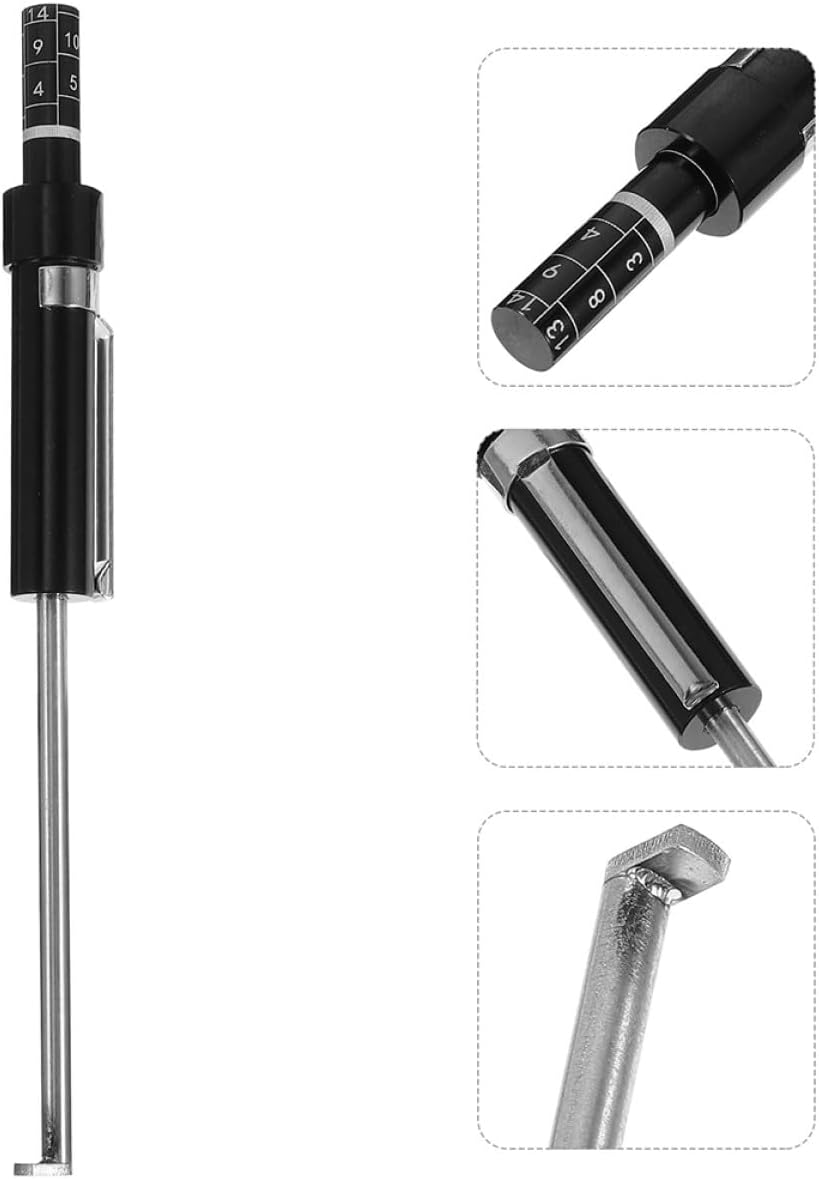 2pcs Brake Pad Measurement Tool Set with Scale Automotive Brake Pad Thickness Gauge Pen for Car Inspection and Accurate Measurement
