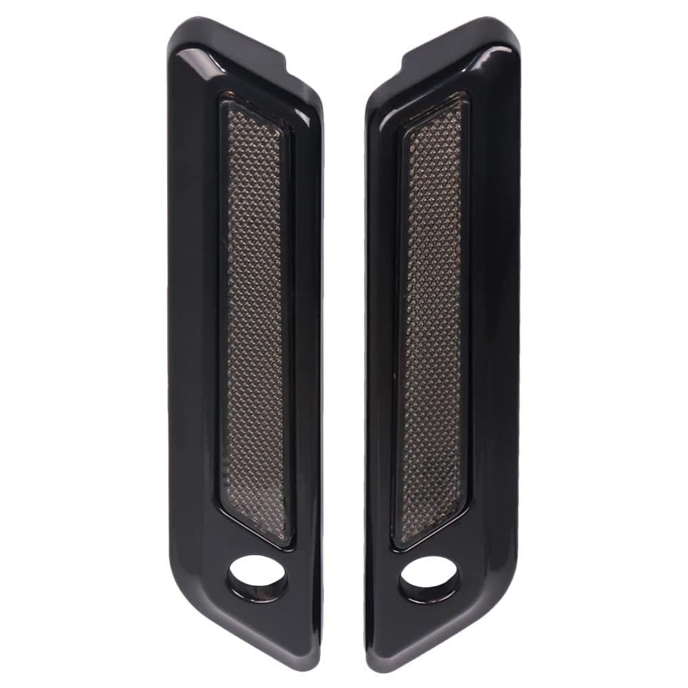 Riloer Housse de protection extérieure pour sacoche de selle de moto - Housse de protection latérale compatible avec Harley - Fumé