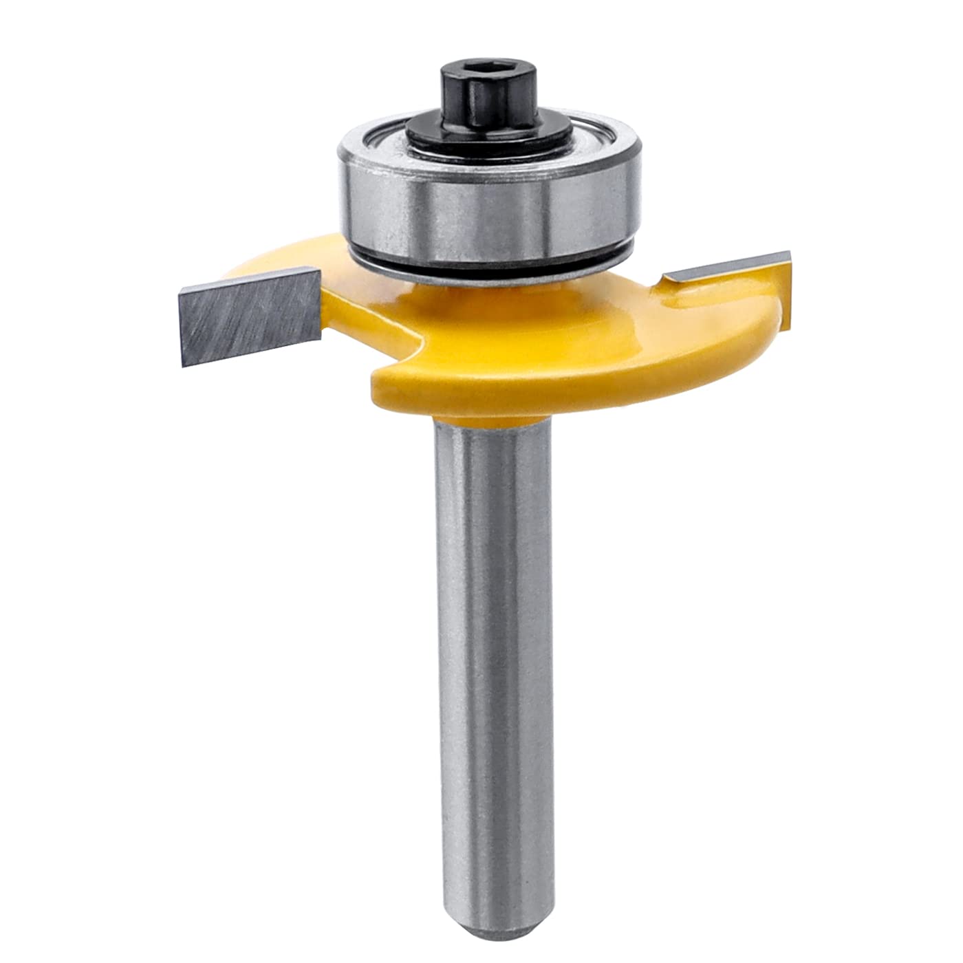 Mesee 1/4 Inch Shank Biscuit Joiner Router Bit T Slot Router Bit with