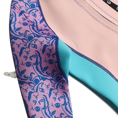 Roupas de mergulho para crianças, design de zíper traseiro mantém a temperatura corporal neoprene co