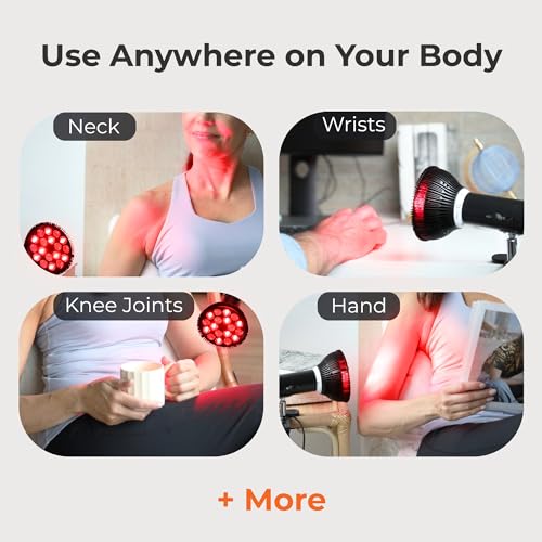 Lifepro LP-INFGRW Infraglow Nir & Red Light Therapy Lamp - Infrared Red Light Therapy Bulb thumb #2