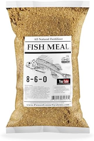 Fish Meal - All Natural Fish Fertilizer 8-6-0 (5 lbs)
