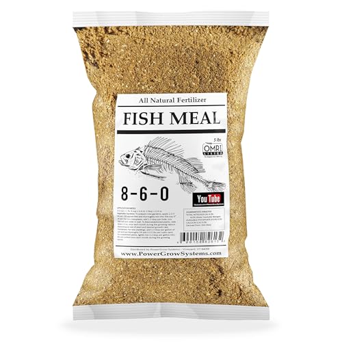 Fish Meal - All Natural Fish Fertilizer 8-6-0 (5 lbs)