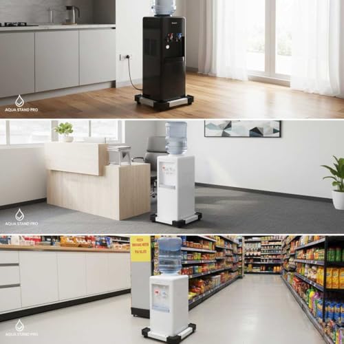 Image of SAI PRASEEDA Rust Free Water Dispenser Stand | Anti-Slip Base Support for Water Dispenser Stands | Black & White