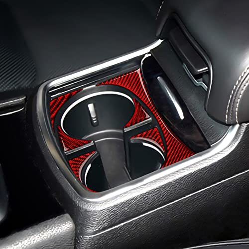 Image of Car Front Cup Holder Decor Cover Decals for 2011-2023 Chrysler 300 / 300C / 300S / Limited /Touring /Base Accessories Interior Stickers