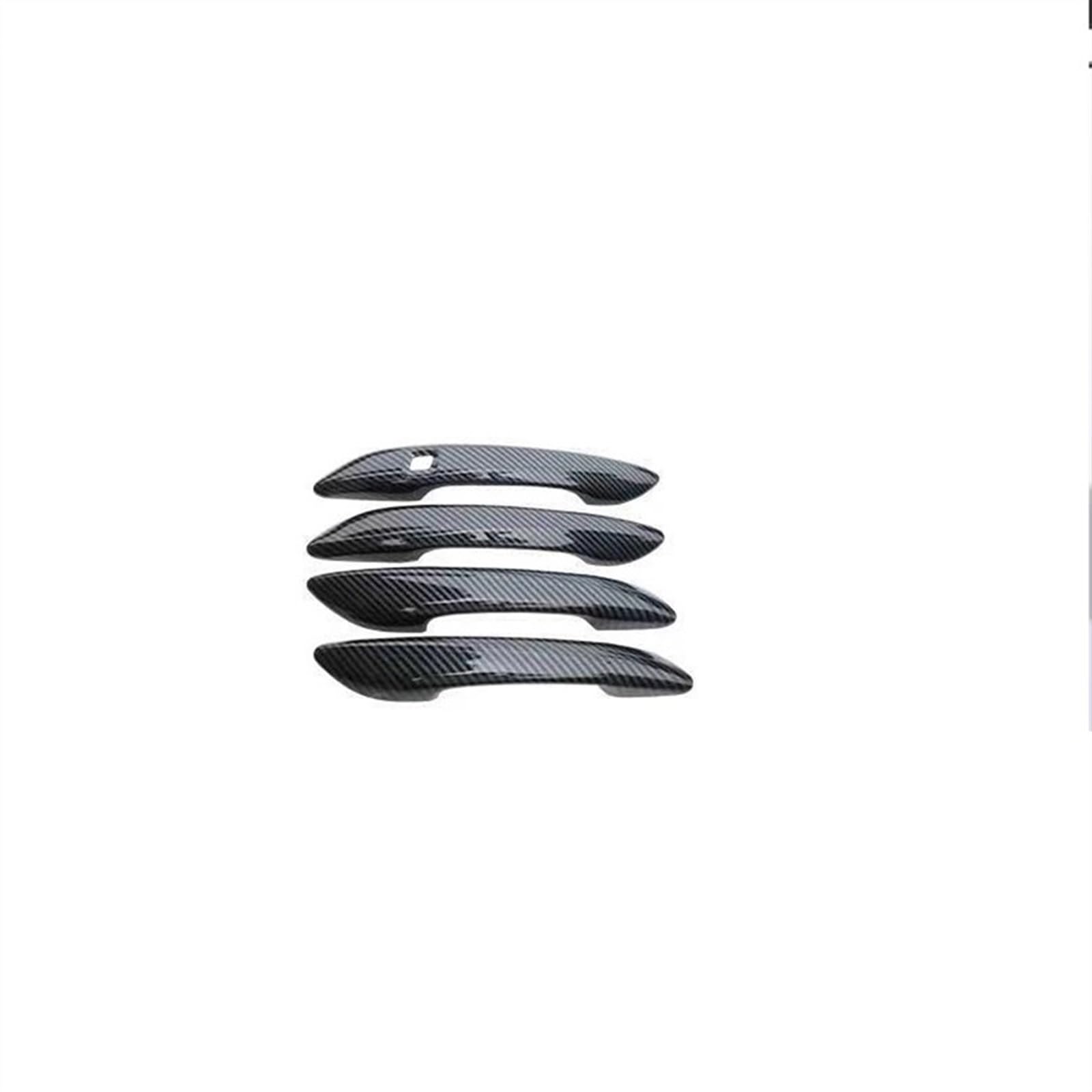 Csspdm D Carbon Fiber Stickers Oor Bowl Holder Handle Frame Cover Trims For Hyundai Elantra 2021-2023 Car Exterior Accessories(D)