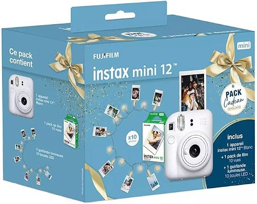 Instax Mini 12 Blanc Pack Cadeau FUJIFILM