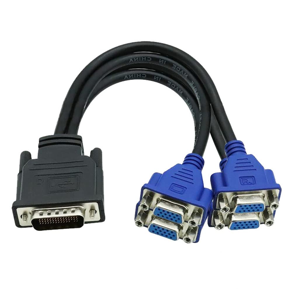 Amazon.com: suckoo Graphics Card DMS 59pin to 4 Port VGA Cable