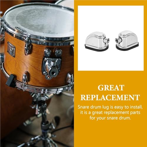 Bass Drum Claw Hook 6 Pcs Snare Drum Set Ear Claw Hooks Accessories para reemplazo de conectores Lugs de hierro Duraderos miniatura 7