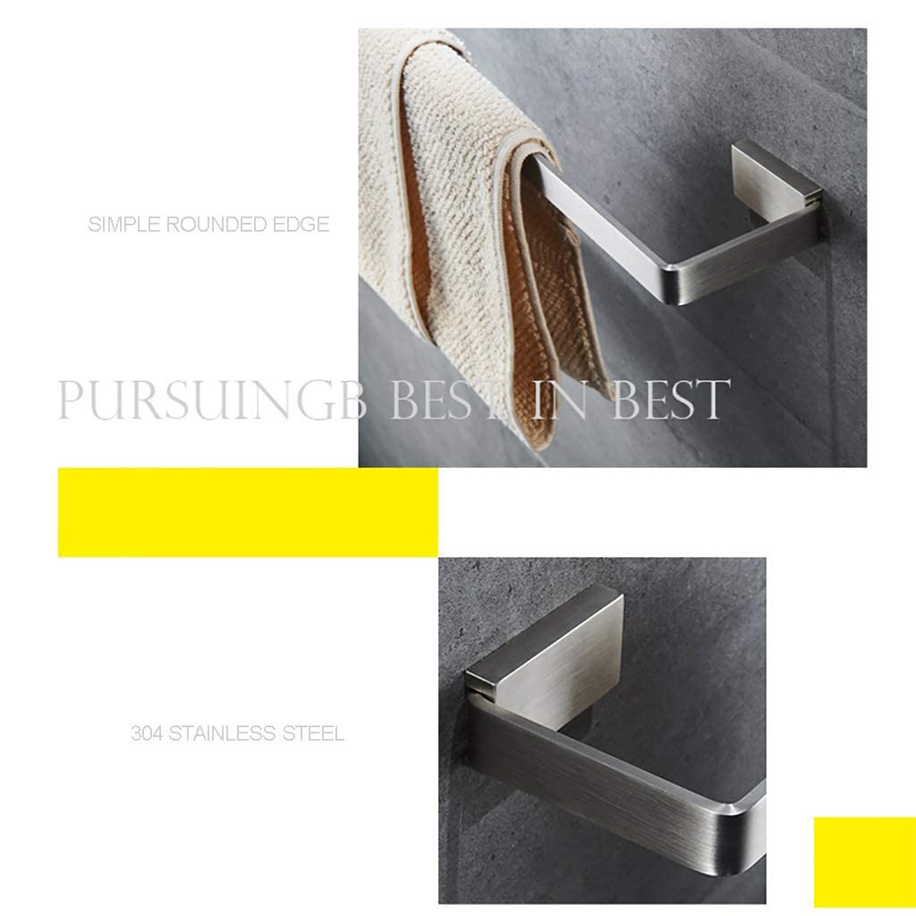 ISCBAFYX Toalleros de un Solo Tiro de Fondo Grueso, Soporte para Toallas de baño, Colgador de paños para Platos de Cocina, Montaje en Pared múltiple/50Cm