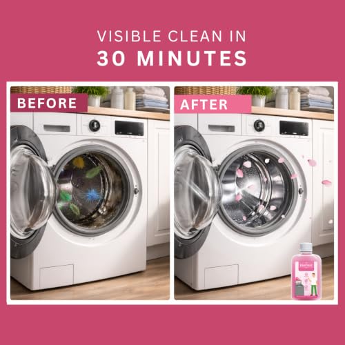 Image of Kleenest Washing Machine Cleaner Liquid - Descaler for Washing Machines - Rose Fragrance | 250ml