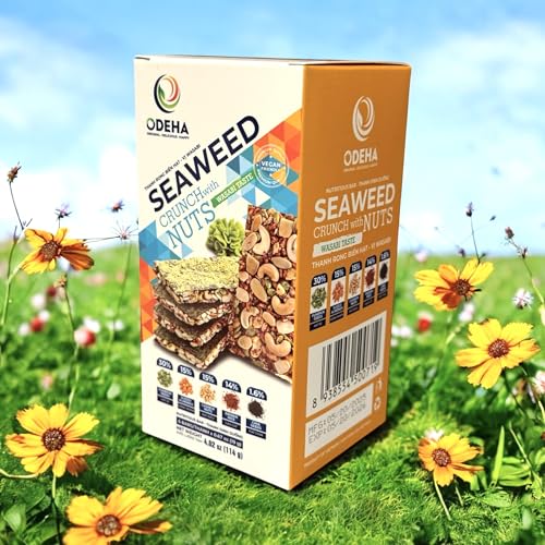 Image of Combo - Cheese Seaweed Nuts and Seaweed Wasabi Nuts - Thanh Rong Bien Vi Pho Mai va Thanh Rong Bien Vi Wasabi - 4 Oz per Box with 2 Boxes per Order